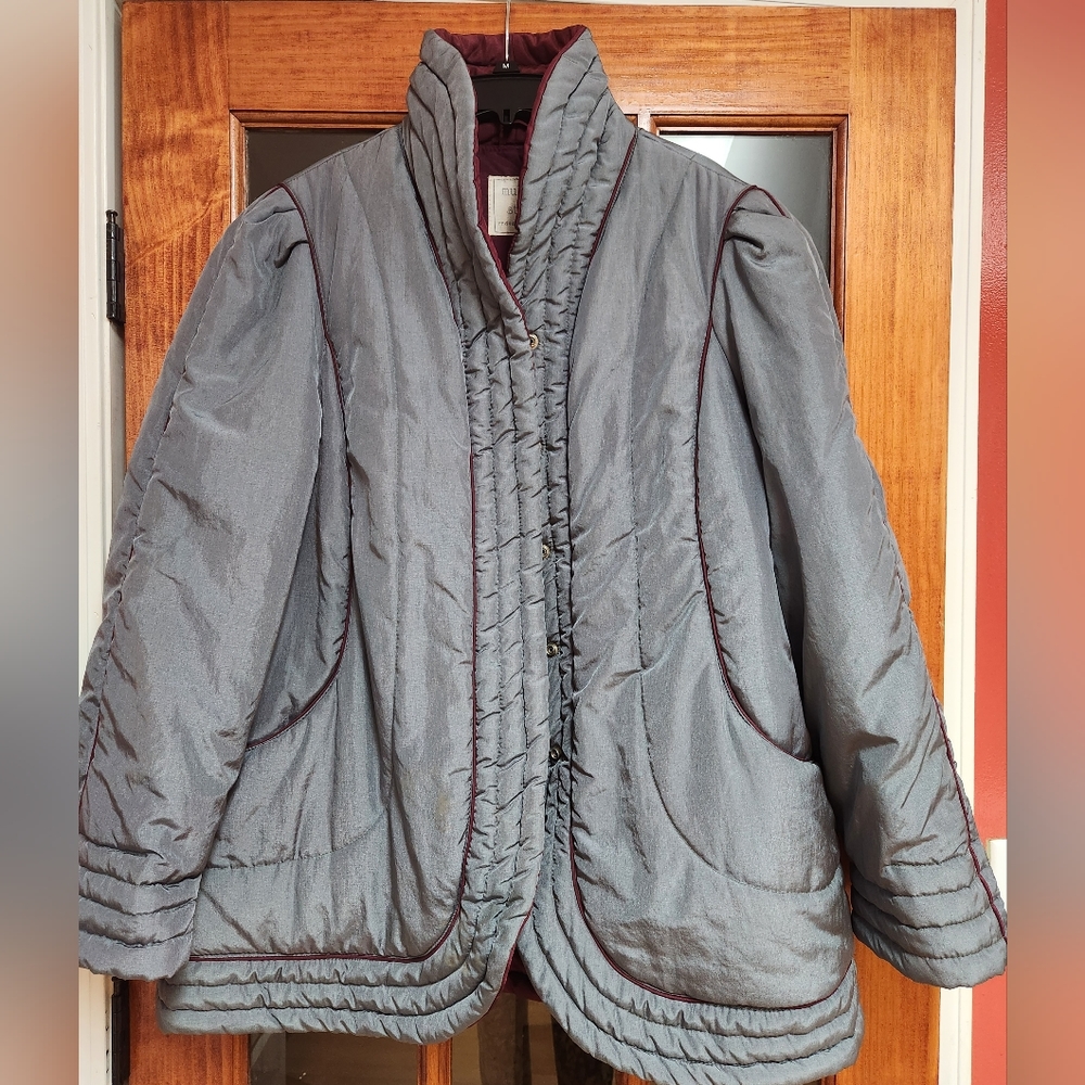 Mulberry Street gray puffer coat
